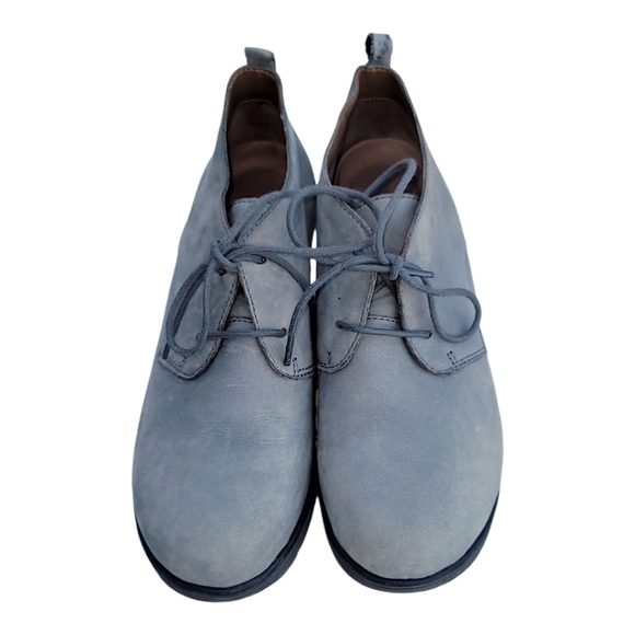 Dansko Grey Suede Wedge Shoe Size 39 - Picture 2 of 5